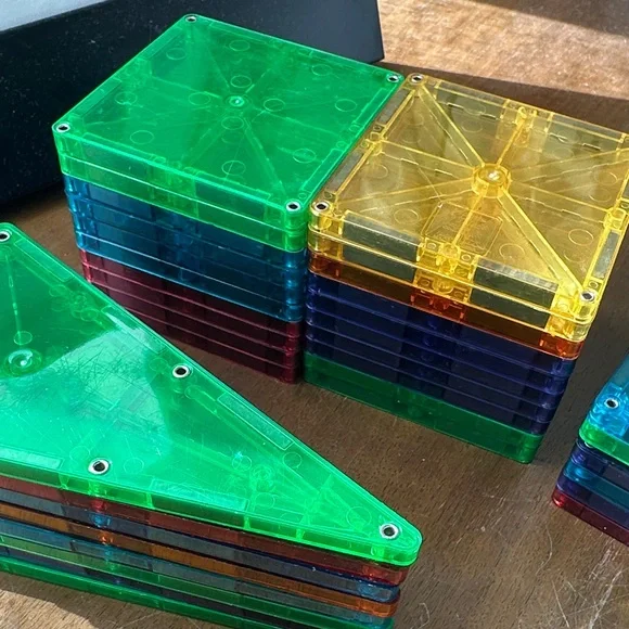 Magna-tiles 54 piece Building Tiles Set - Picture 3 of 7